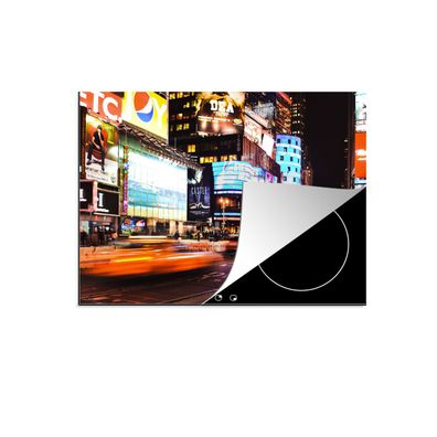 Herdabdeckplatte 70x52 cm New York - Straße - Auto