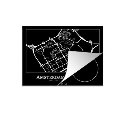 Herdabdeckplatte 65x52 cm Stadtplan - Karte - Amsterdam-Zuidoost - Karte