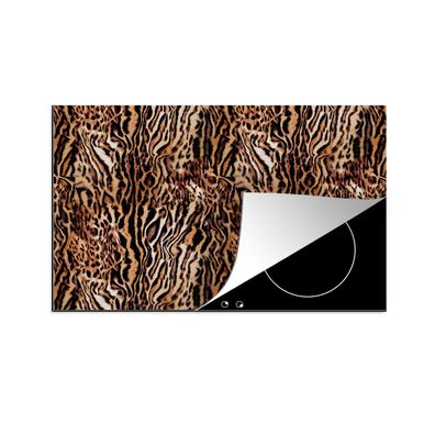 Herdabdeckplatte 78x52 cm Tiger - Tiermuster - Design