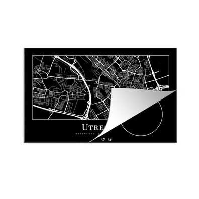 Herdabdeckplatte 78x52 cm Karte - Stadtplan - Utrecht - Karte