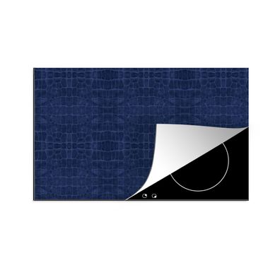 Herdabdeckplatte 80x52 cm Leder - Textur - Tiere