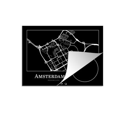 Herdabdeckplatte 70x52 cm Stadtplan - Karte - Amsterdam-Zuidoost - Karte