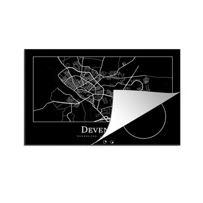 Herdabdeckplatte 80x52 cm Stadtplan - Deventer - Karte