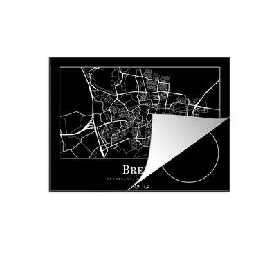 Herdabdeckplatte 75x52 cm Stadtplan - Karte - Breda