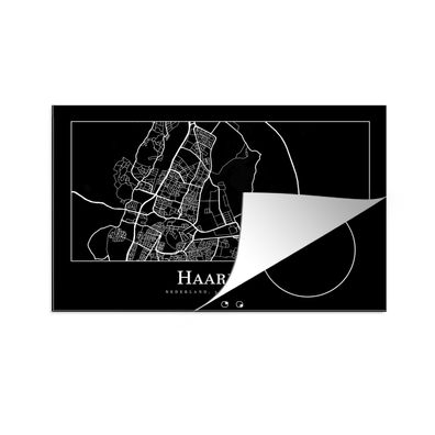 Herdabdeckplatte 80x52 cm Karte - Haarlem - Stadtplan