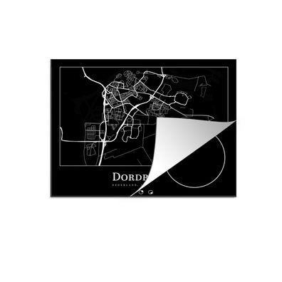 Herdabdeckplatte 60x52 cm Karte - Dordrecht - Karte der Stadt