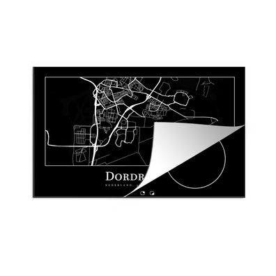 Herdabdeckplatte 78x52 cm Karte - Dordrecht - Karte der Stadt