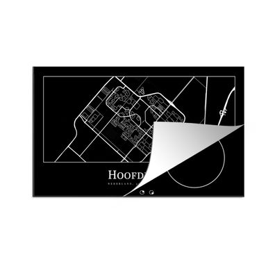 Herdabdeckplatte 90x52 cm Karte - Hoofddorp - Karte - Stadtplan