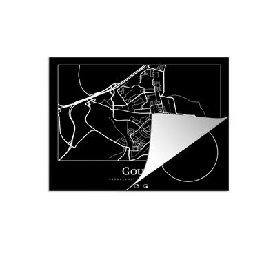 Herdabdeckplatte 60x52 cm Gouda - Karte - Stadtplan - Wegbeschreibung