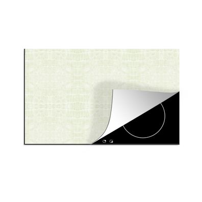Herdabdeckplatte 85x52 cm Leder - Textur - Tierhaut