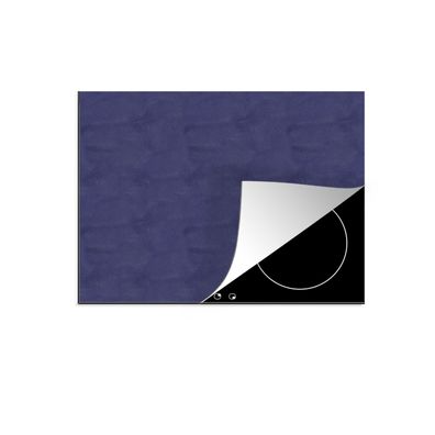 Herdabdeckplatte 75x52 cm Leder - Blau - Tiere
