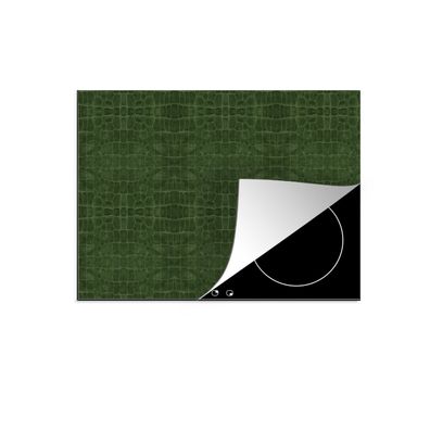 Herdabdeckplatte 70x52 cm Leder - Textur - Tierhaut