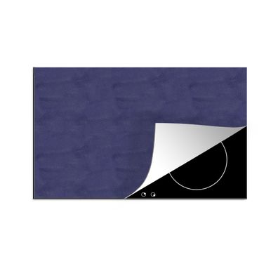 Herdabdeckplatte 78x52 cm Leder - Blau - Tiere