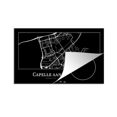 Herdabdeckplatte 85x52 cm Stadtplan - Karte - Capelle aan den IJssel - Karte