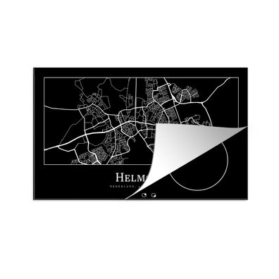 Herdabdeckplatte 85x52 cm Karte - Helmond - Karte - Stadtplan