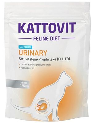 Kattovit ¦ Feline Diet - Urinary - Thunfisch - 1,25kg ¦Trockenfutter für Katzen ...