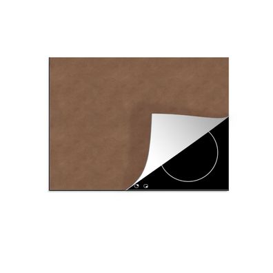 Herdabdeckplatte 60x52 cm Leder - Braun - Tiere