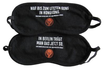 Jägermeister - 2 Schlafmasken - Berlin & Hong Kong