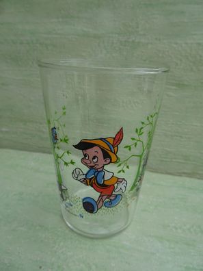 RAR ! altes Pinocchio Glas (C) Walt Disney Productions ca 9,5 cm groß
