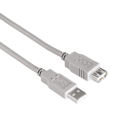 Hama 3m USB 2.0 VerlängerungsKabel USBVerlängerung AStecker ABuchse Kabel