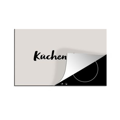 Herdabdeckplatte 80x52 cm Zitate - Sprichwörter - Küche - Küchenprinz