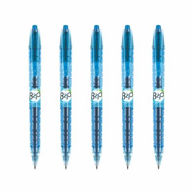 Pilot Bottle to pen 0.7 Gelschreiber - 5er-Set blau