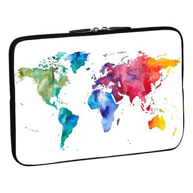 PEDEA Design Schutzhülle: color world 15,6 Zoll (39,6 cm) Notebook Laptop Tasche