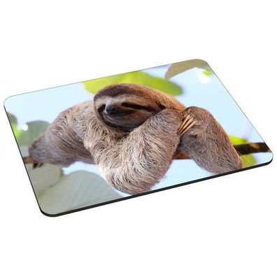 PEDEA Gaming Office Mauspad L chilling sloth mit vernähten Rändern und rutschf
