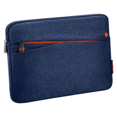 PEDEA Tablet Tasche 10,1 Zoll (25,6 cm) Fashion blau, orange Schutz Hülle mit Zu