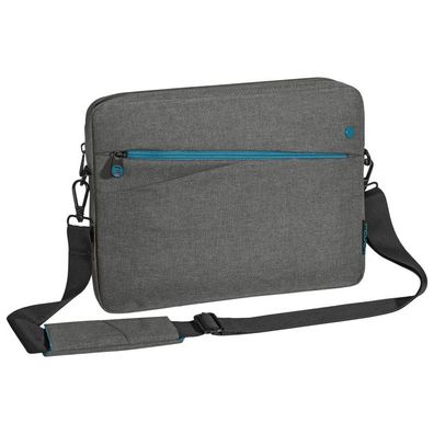 PEDEA Tablet Tasche 12,9 Zoll (32,8 cm) Fashion grau Hülle mit Zubehörfach, Schu