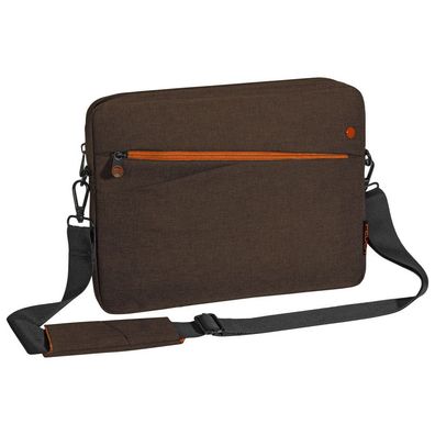 PEDEA Tablet Tasche 12,9 Zoll (32,8 cm) Fashion braun, orange Hülle mit Zubehörf