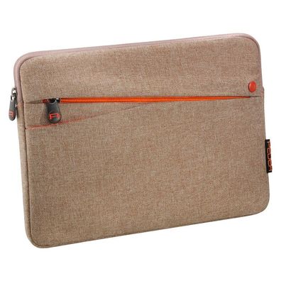 PEDEA Tablet Tasche 10,1 Zoll (25,6 cm) Fashion beige, orange Schutz Hülle mit Z