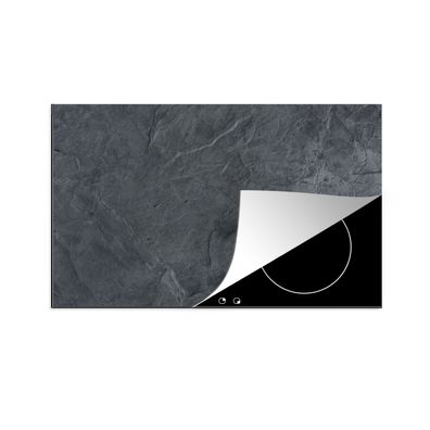 Herdabdeckplatte 80x52 cm Grau - Beton - Schiefer - Textur