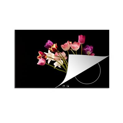 Herdabdeckplatte 90x52 cm Tulpen - Stilleben - Blumen