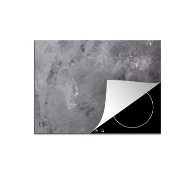 Herdabdeckplatte 75x52 cm Beton - Grau - Retro
