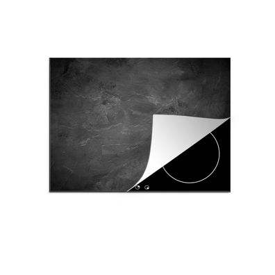 Herdabdeckplatte 65x52 cm Textur - Zement - Beton - Grau
