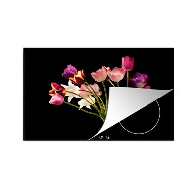 Herdabdeckplatte 78x52 cm Tulpen - Stilleben - Blumen