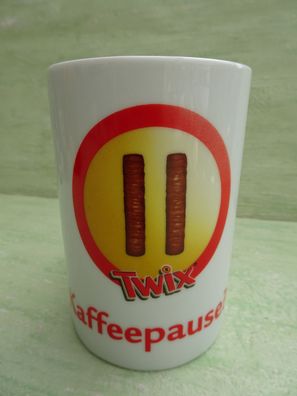 alte Tasse Becher Twix Kaffeepause