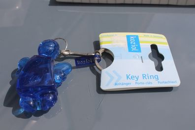 Schlüsselring, Schlüsselanhänger KOZIOL Key Ring Engel, Schutzengel; blau