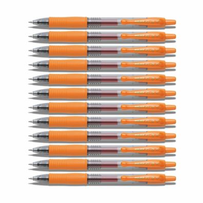 Pilot G2-07 Gelschreiber orange - 12er-Set