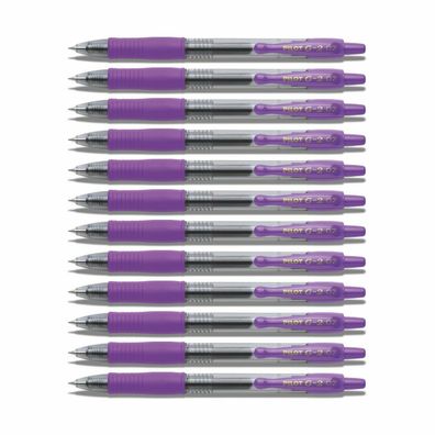 Pilot G2-07 Gelschreiber violett - 12er-Set