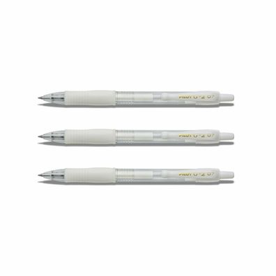 Pilot G2-07 Gelschreiber weiß - 3er-Set