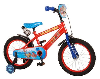 16 Zoll Kinder Jungen Fahrrad Kinderfahrrad Rad Bike Kinderrad Paw Patrol rot
