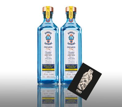 Bombay 2er Set Sapphire Premier Cru 2x 0,7L (47% Vol) Distilled London Dry Gin
