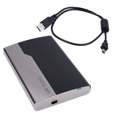 Datalux USB 2.0 FestplattenGehäuse extern Rahmen für 2,5" SATA HDD Festplatte
