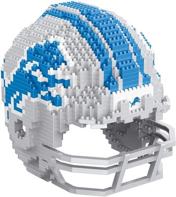 NFL Detroit Lions 3D BRXLZ Puzzle Helm Set Football Footballhelm