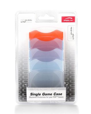 Speedlink 5x Set Single Game Case UMDHülle Tasche für Sony PSP UMDs Spiele Etui