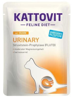 Kattovit ¦ Urinary - Huhn - 24 x 85g ¦ Diätisches Futter für ausgewachsene Katzen ...