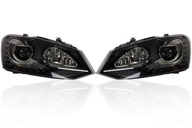 Bi-Xenon-Scheinwerfer-Set LED TFL für VW Polo 6R