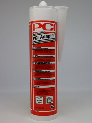PCI Adaptol Acryl-Dichtstoff 310 ml grau Fugen-Dichtmasse Maleracryl Bauacryl